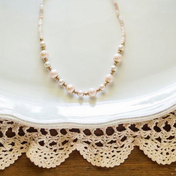 Vintage Pearl and bead necklace - Picture 2 of 5